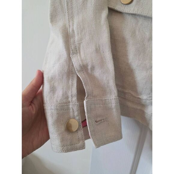J. McLaughlin Linen Jacket S - Picture 3 of 12
